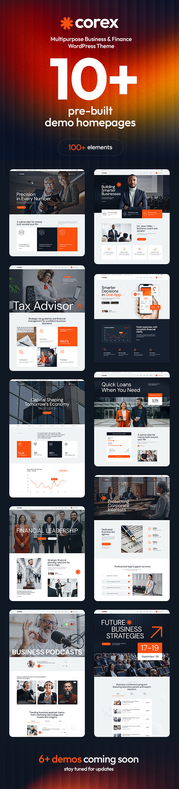 Corex - Financial Advisor & Business Multipurpose WordPress Theme - 5